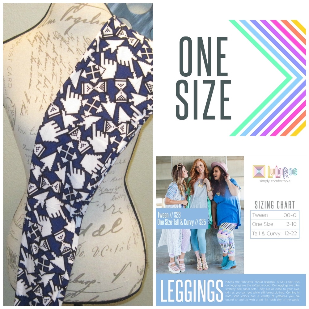 LuLaRoe OS Leggings - Brand New!